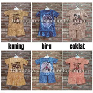 Baju Anak Setelan Jogja Motif Batik