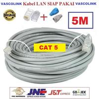 Gambar Kabel LAN Vascolink 5 M UTP RJ45 Cat5 ORIGINAL Vascolink 5 Meter dari Reformasi Computer Kota Administrasi Jakarta Barat 2 Tokopedia