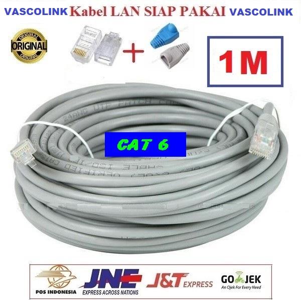 Gambar Kabel LAN Vascolink 1 M UTP RJ45 Cat6 ORIGINAL Vascolink 1 Meter dari Reformasi Computer Kota Administrasi Jakarta Barat Tokopedia