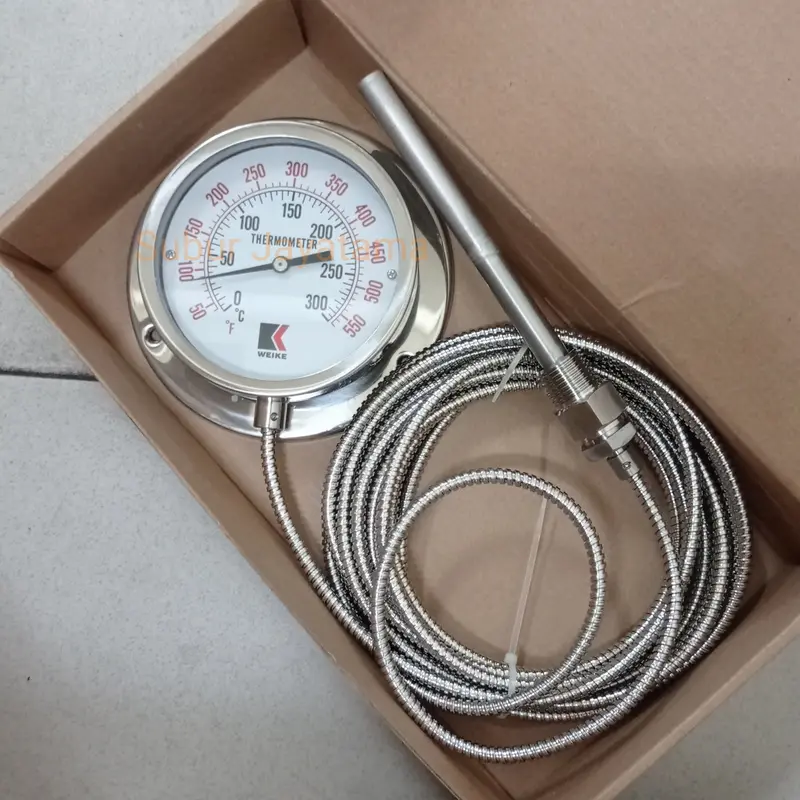 Thermometer Kapiler/Capillary 6 " inchi 120 Celcius Bottom 3