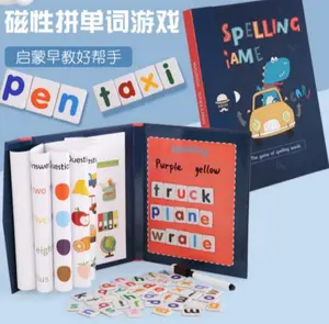 Buku Edukasi Anak Spelling Game Magnet Belajar Mengeja Membaca Kosakat