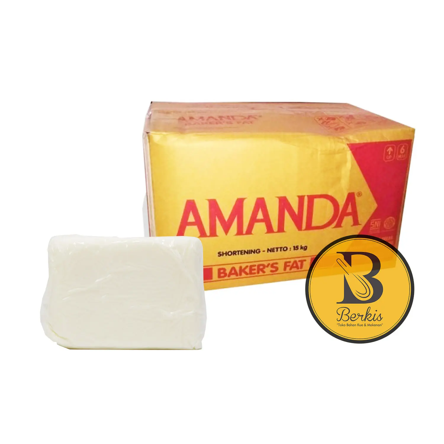 Amanda Margarin Putih 500 Gr [Repack] / Baker's Fat