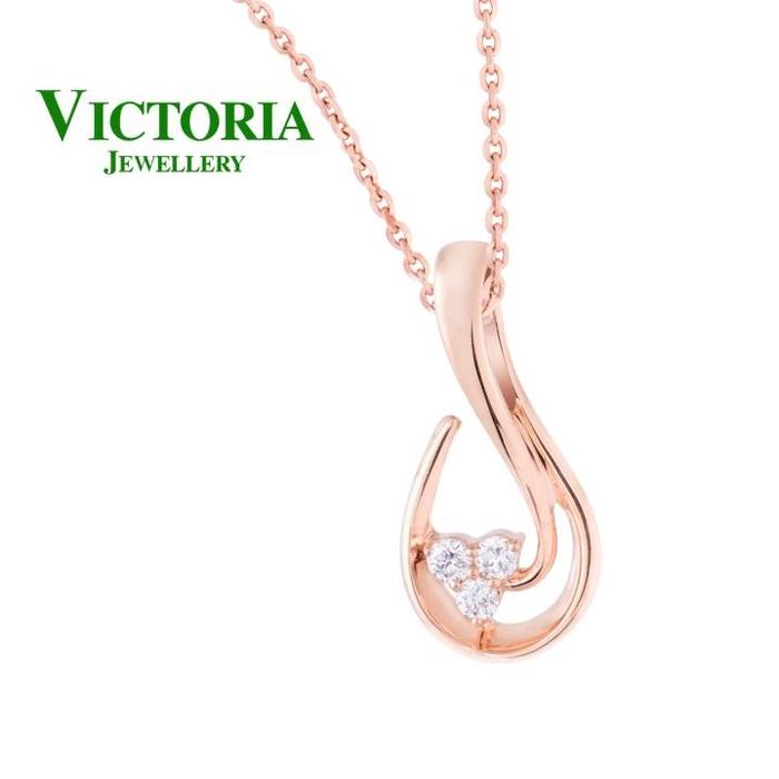 Gambar Liontin Berlian + Kalung VPD616638 Victoria Jewellery dari Victoria Jewellery Online Kota Administrasi Jakarta Selatan Tokopedia