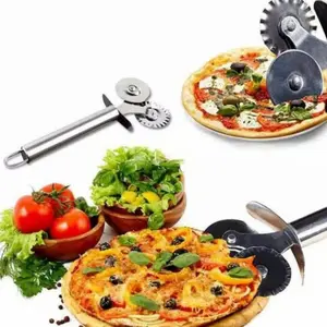 Pisau Pizza 2 Sisi /Pizza Cutter Stainless Steel