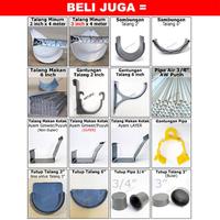 Gambar Tutup Talang 2 Inch SETENGAH LINGKARAN untuk talang minum ayam dari Artupic Peralatan Peternakan Kota Tangerang Selatan 5 Tokopedia