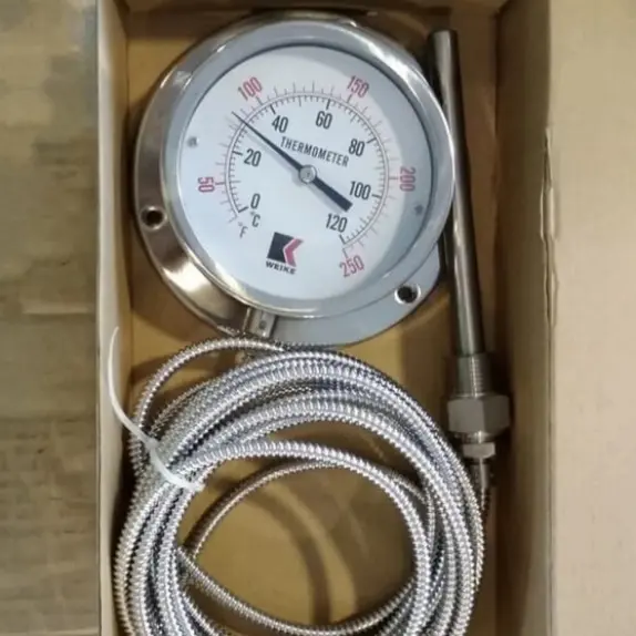 Thermometer Kapiler/Capillary 6 " inchi 120 Celcius Bottom 1