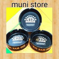 Gambar asbak keramik hitam tinta emas asli dari muni store Kab. Bogor 1 Tokopedia
