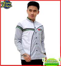 Gambar Baju Koko Pria Gus Azmi Kemeja Pria Muslim Asli Pekalongan HO187 Putih dari Sang_Fajar Kota Depok 5 Tokopedia