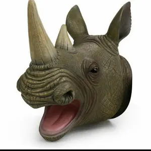 Hand Puppet New Canna Boneka Tangan Kepala Badak