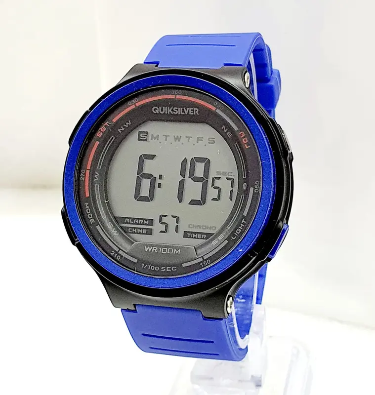 Quiksilver Rubik Jam Tangan Pria Digital - Tali Karet - Free Box 2