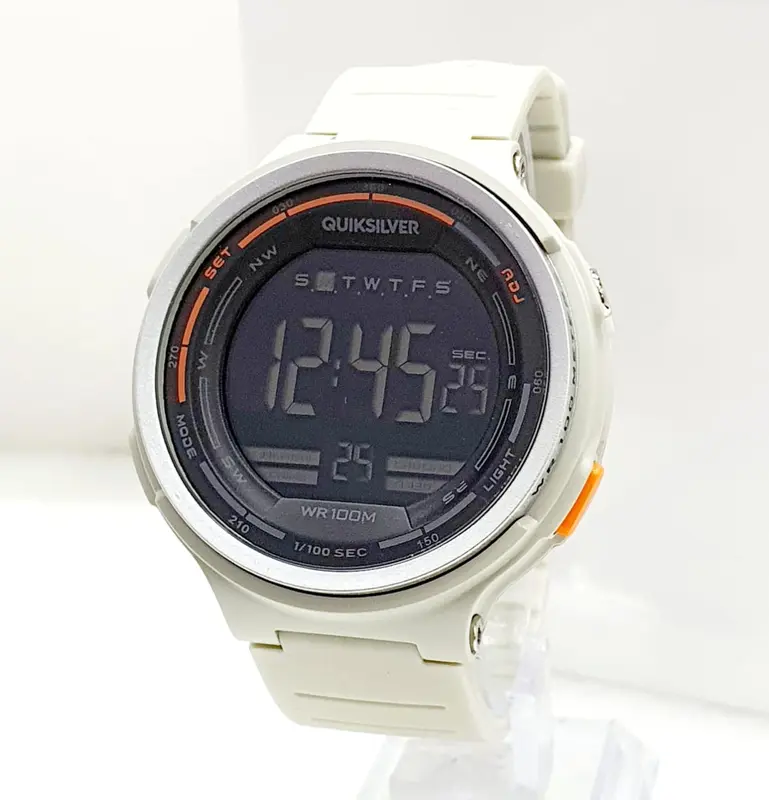 Quiksilver Rubik Jam Tangan Pria Digital - Tali Karet - Free Box 0