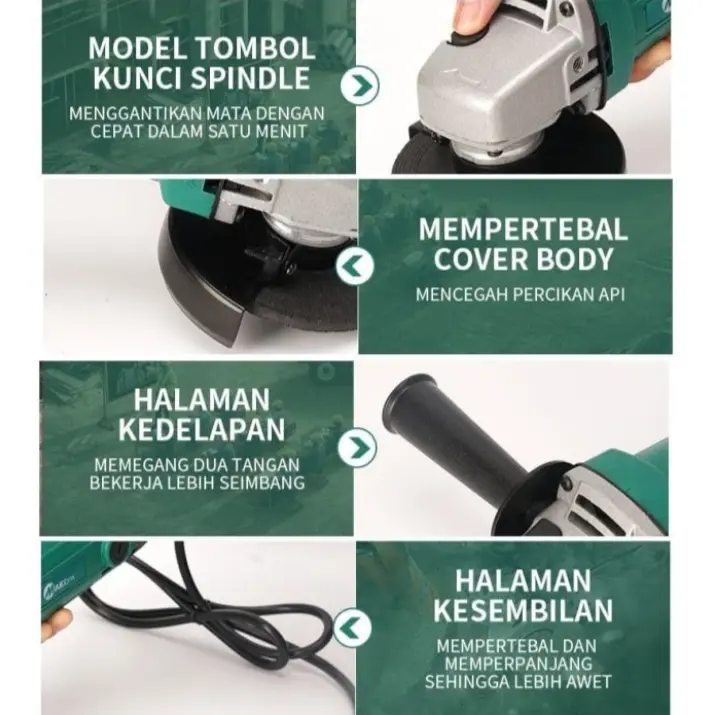 Mesin Gurinda Tangan - Gerinda - Hand Grinder 100mm MAILTank tSH05 1