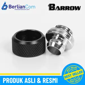 BARROW TFHRKN38H Compression Soft Tubing Fitting ID3/8 - OD5/8 Black Computer Custom Water Cooling