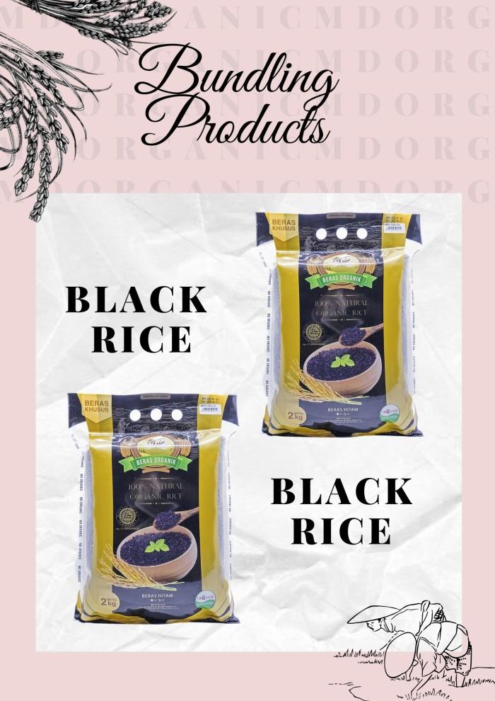 Gambar MD Organic Black Rice Kupas Kulit 2kg Isi 2 Pcs dari MD Organic Store Kota Tangerang Selatan Tokopedia
