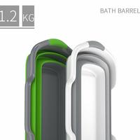 Gambar Bak Mandi Bayi Lipat Foldable Baby Bathtub 60 x 40CM with Drain Hole dari DIMANA SHOP Kota Bandung 4 Tokopedia