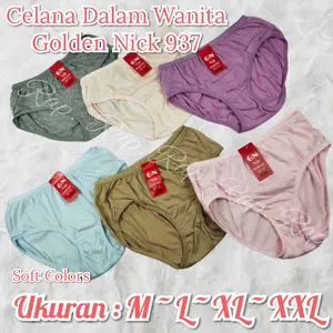 CD Celana Dalam Wanita Dewasa M L XL XXL Golden Nick 937 Soft Color