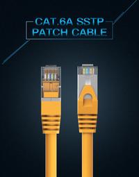 Gambar Vention Kabel LAN Gigabit Ethernet RJ45 Cat6a SSTP Network Patch - IBH Yellow, 20 Meter dari Inprotek Kota Administrasi Jakarta Barat 5 Tokopedia