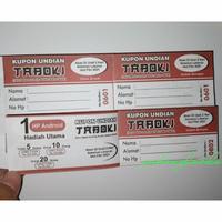 Gambar kertas kupon karcis voucher gift undian custom cetak 2sisi numerator dari Gudang_labels Kab. Magetan 1 Tokopedia