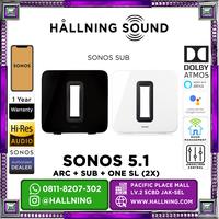 Gambar Sonos 5.1 Home Theater Sonos Arc + Sonos Sub gen 3 + Sonos SL 2x dari Hallning Sound Kota Administrasi Jakarta Selatan 3 Tokopedia