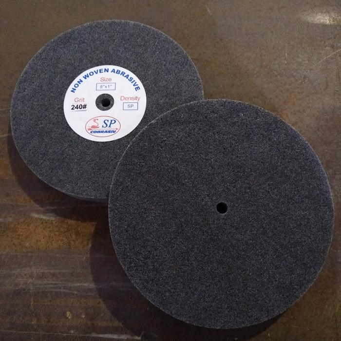 Gambar Roda Poles SP Cobrasiv 5P Non Woven Polishing Wheel 8"x1" dari Amplas Surabaya Kota Surabaya 3 Tokopedia