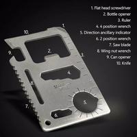 Gambar Alat Multi Fungsi - Solid Wallet EDC 11 in1 Ukuran Kartu dari Kang Gege Kota Tangerang 3 Tokopedia