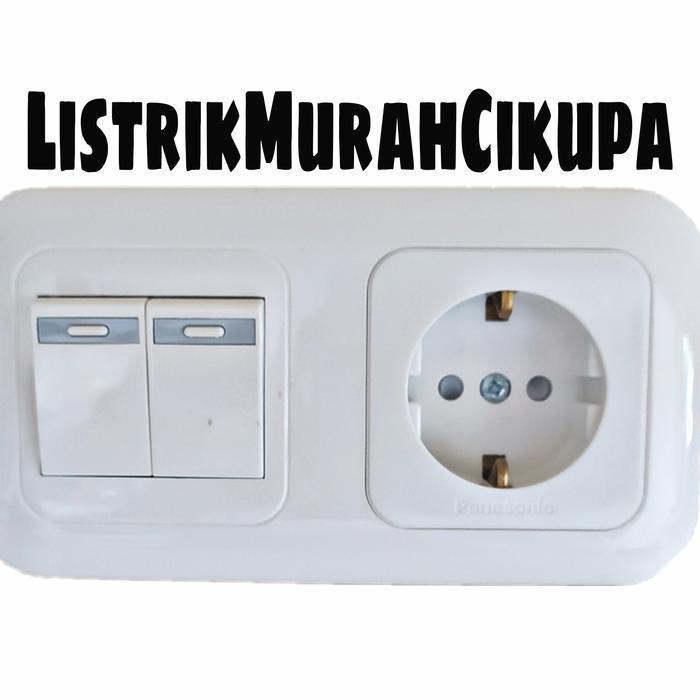 Gambar Panasonic Saklar Stop Kontak CP Pengaman WEJP11212 +WEJ5531 (2) dari ListrikMurahCikupa Kab. Tangerang Tokopedia