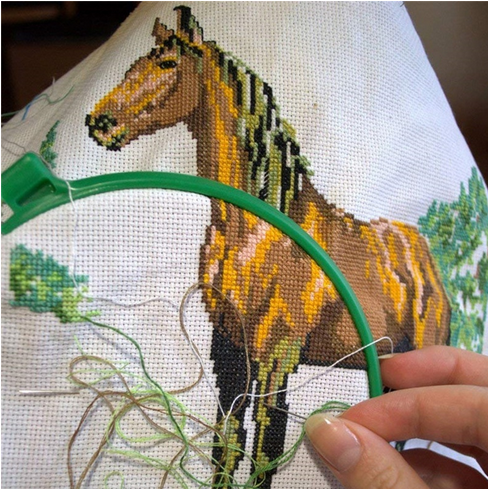 Gambar Cross Stitch Fabric - Kain Kerajinan Kristik dari JPL CRAFT STORE Kota Administrasi Jakarta Timur Tokopedia