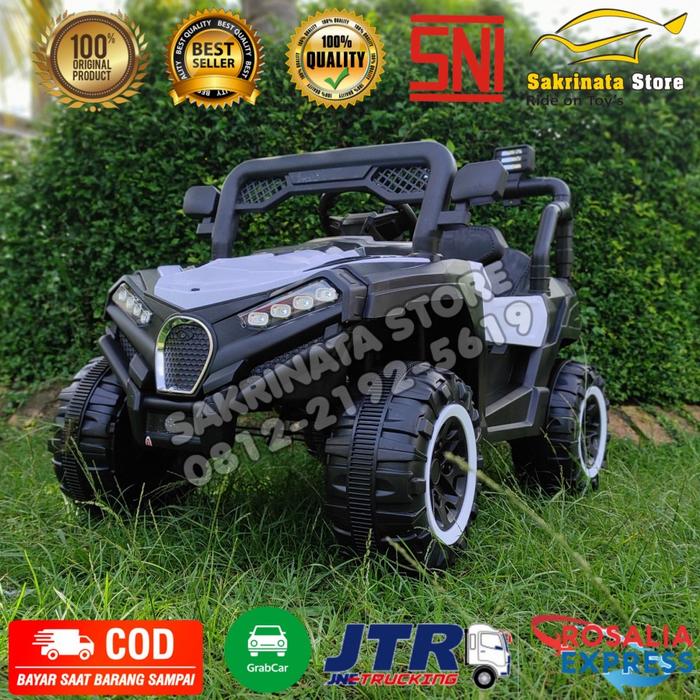 Gambar Mobil Aki Mainan Aki Jeep Buggy Double Dinamo dari SakrinataStore Kota Depok Tokopedia