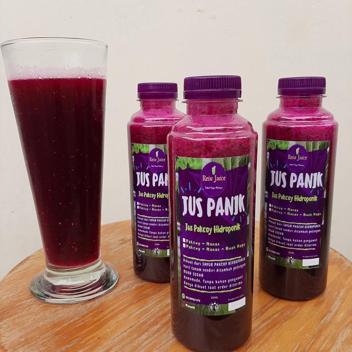 Gambar Jus Panik | Jus Sayur Pakcoy Hidroponik Mix Buah Naga dari Rein Juice - Jus Panik Jakarta Barat Tokopedia