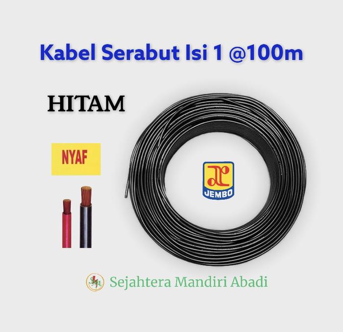 Gambar Kabel NYAF 1x1 Jembo 100m Kabel Serabut Isi 1 Single Core 4 Warna - Kuning - Kuning dari Sejahtera Mandiri Abadi Kota Bandung 5 Tokopedia