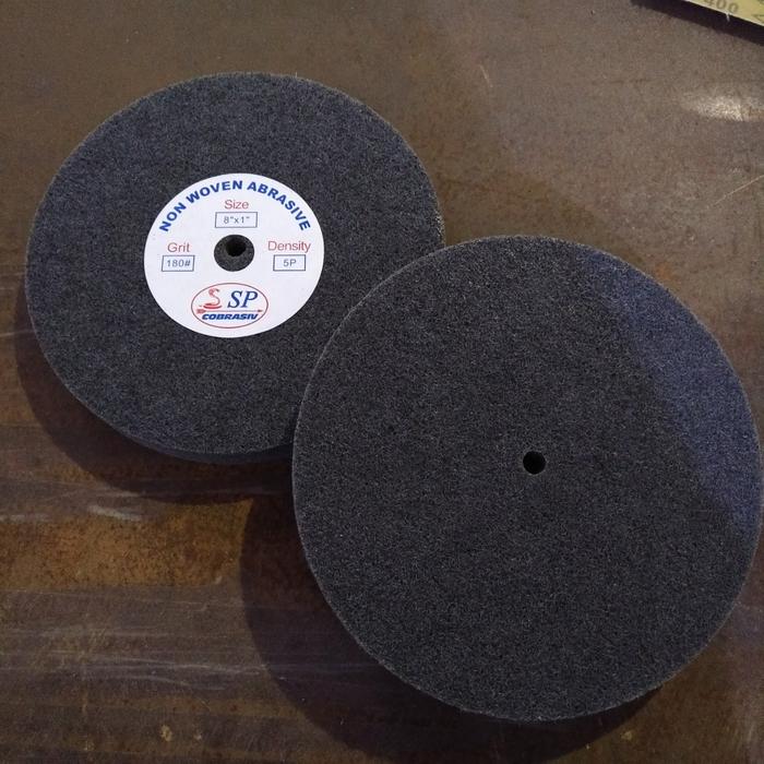 Gambar Roda Poles SP Cobrasiv 5P Non Woven Polishing Wheel 8"x1" dari Amplas Surabaya Kota Surabaya 2 Tokopedia