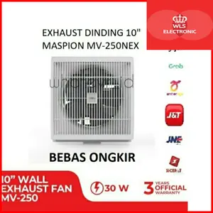MASPION WALL EXHAUST HEXOS HEKSOS FAN MV-250 NEX 10 INCH DINDING