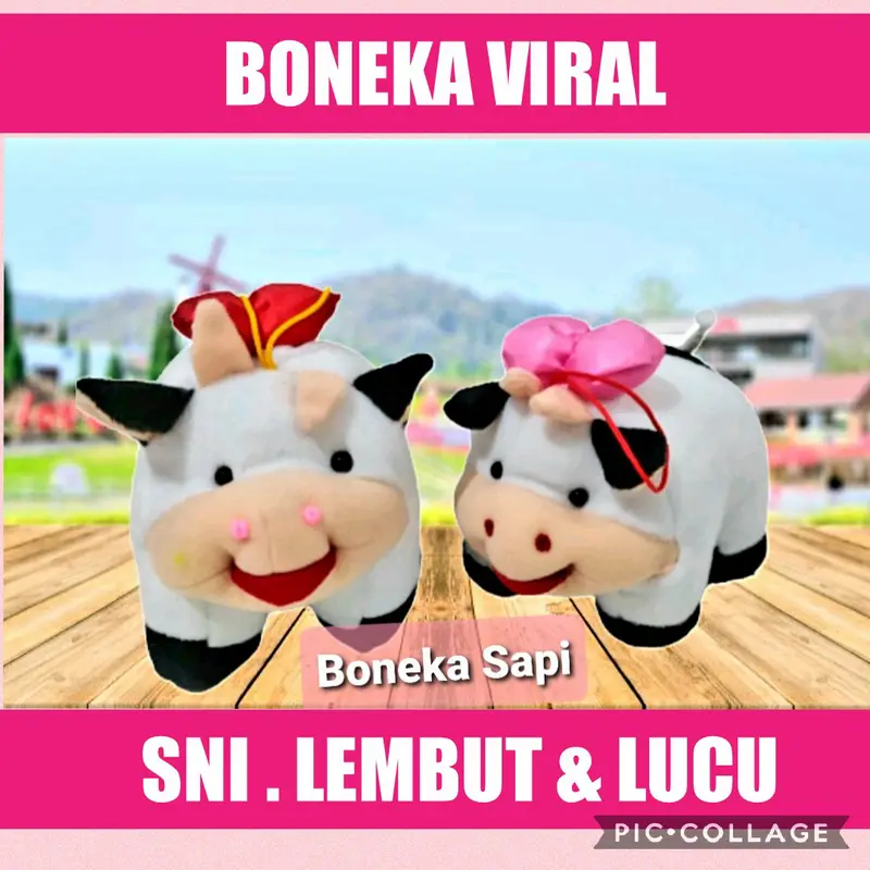 Mainan Anak Boneka Sapi Viral Mini Kado ultah anak perempuan Bayi 2 3 0