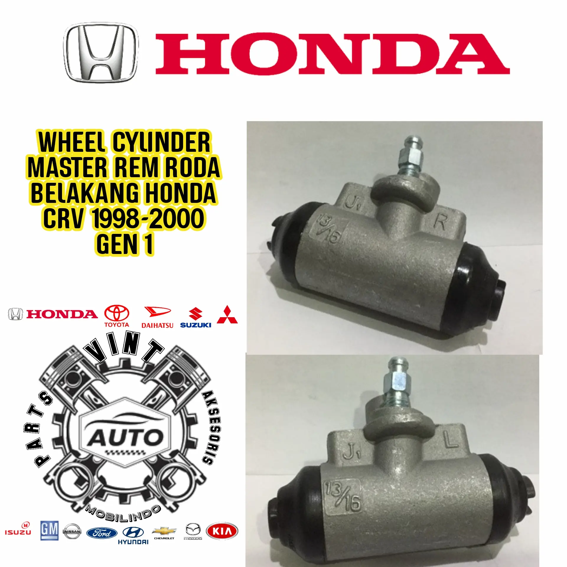 WHEEL CYLINDER MASTER REM RODA BELAKANG HONDA CRV 1998-2000 GEN 1