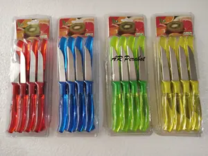 Pisau Dapur / Pisau Buah Sayur / Pisau Serbaguna isi 12 pcs