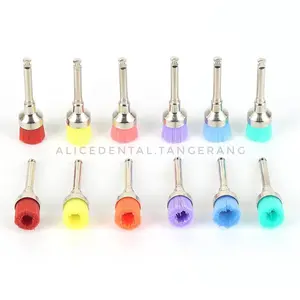 Dental prophy brush nylon besar profilaksis nilon sikat gigi low speed