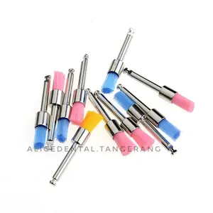 Dental prophy brush nylon flat kecil bur sikat gigi nilon scalling