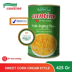 Jagung krim manis Cantine Sweet Corn Cream Style 425 g
