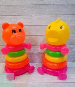 Mainan Anak Edukasi Berhitung 5 Ring Donat Panda Bebek Duck Donut Ring