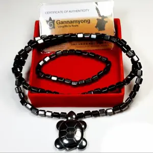 kalung kesehatan gannamyong kura kura original bersertifikat + gelang