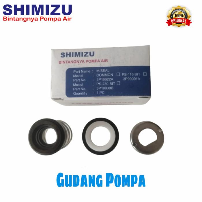 Gambar Mechanical Seal Pompa Air Shimizu Ps 135/Ps 130/Ps 128/Ps 116 Original dari Gudang Pompaa Kota Tangerang Selatan Tokopedia