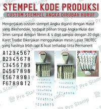Gambar Stempel Angka Manual 8 Digit 7mm / 1578 dari PRO STAMP Kab. Bekasi 3 Tokopedia