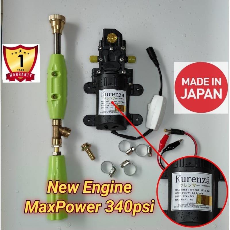 Paket Mesin 250psi Maxpower 340psi & Gun & Nepel Dinamo Sprayer Water