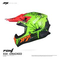 Gambar Helm JPX Cross Full Face Fox1 X34 - FLUORESCENT YELLOW GLOSS dari JPX HELMET Kab. Tangerang 2 Tokopedia