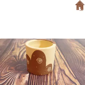 Prakarya - Gelas Tempat Tusuk Gigi dari Tanah Liat untuk Souvenir dan Dekorasi Ideal untuk Prakarya Siswa di Sekolah