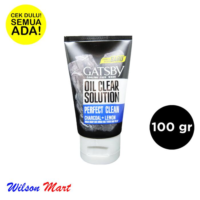 Gambar GATSBY COOLING FACE WASH PERFECT CLEAN CHARCOAL LEMON 100 GRAM dari Wilson Mart Kota Administrasi Jakarta Barat Tokopedia