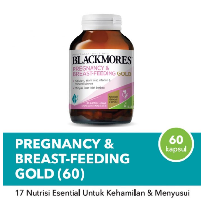 Gambar BLACKMORES PREGNANCY N BREAST-FEEDING GOLD 60 KAPSUL | C130300600 dari Willowbabyshop Kota Surabaya Tokopedia