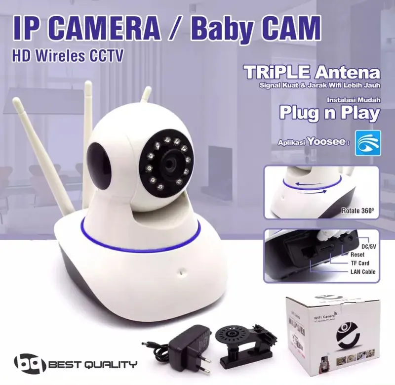 CCTV Smart IP V380 Pro 720p 1080p HD FHD Camera Cam Kamera Pengintai 3