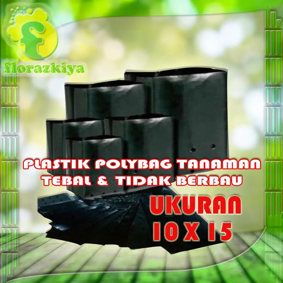 Polybag / Plastik Polibag Tanaman Ukuran 10 x 15 Kualitas Tebal & Awet