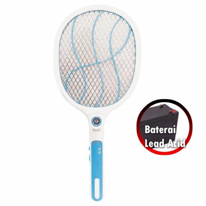 Gambar Aoki Raket Nyamuk Charge Lithium Battery AK-883 New dari NICA EL Kota Bandung Tokopedia
